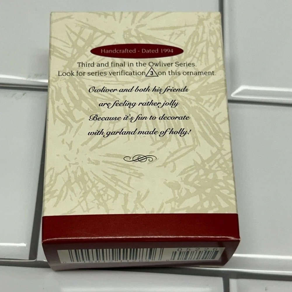 Hallmark 1994 Owliver keepsake ornament